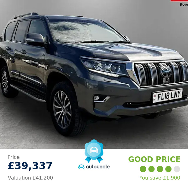 Toyota Land Cruiser – 453 Used + Free Valuation